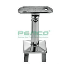 Flexible Plate Support Fitting 304 316 Stainless Steel Square Removable Handrail Bracket